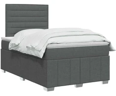 Lova LED lovos čiužinys su LED apšvietimu Tamsiai pilka 120 x 200 cm