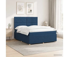 Lova LED lovos čiužinys su LED apšvietimu Mėlyna 180 x 200 cm