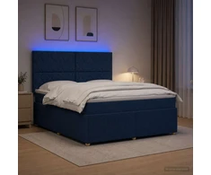 Lova LED lovos čiužinys su LED apšvietimu Mėlyna 140 x 190 cm