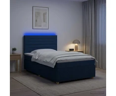 Lova LED lovos čiužinys su LED apšvietimu Mėlyna 100 x 200 cm