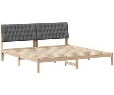 Lovo rėmas su apmuštu galvūgaliu Ruda 200 x 200 cm