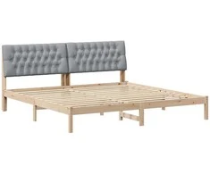 Lovo rėmas su apmuštu galvūgaliu Ruda 200 x 200 cm