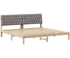 Lovo rėmas su apmuštu galvūgaliu Ruda 200 x 200 cm
