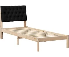 Lova Lovo rėmas su apmuštu galvūgaliu su galvūgalio Ruda 75 x 190 cm