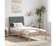 Lova Lovo rėmas su apmuštu galvūgaliu su galvūgalio Ruda 75 x 190 cm