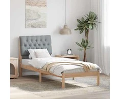 Lova Lovo rėmas su apmuštu galvūgaliu su galvūgalio Ruda 75 x 190 cm