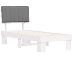 Lova Lovo rėmas su apmuštu galvūgaliu Šviesiai pilka 80 x 200 cm