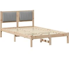 Lova Lovo rėmas su apmuštu galvūgaliu Šviesiai pilka 120 x 200 cm