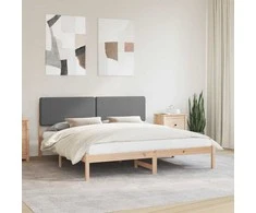 Lova Lovo rėmas su apmuštu galvūgaliu Tamsiai pilka 180 x 200 cm