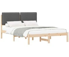 Lova Lovo rėmas su apmuštu galvūgaliu Tamsiai pilka 135 x 190 cm