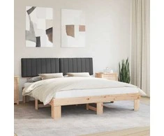 Lova Lovo rėmas su apmuštu galvūgaliu Tamsiai pilka 180 x 200 cm