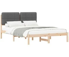 Lova Lovo rėmas su apmuštu galvūgaliu Tamsiai pilka 135 x 190 cm