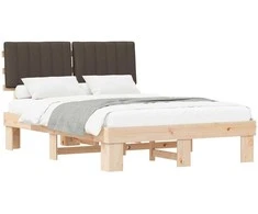 Lova Lovo rėmas su apmuštu galvūgaliu Taupe 135 x 190 cm