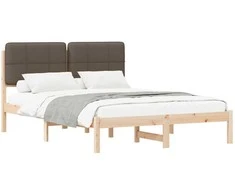 Lova Lovo rėmas su apmuštu galvūgaliu Taupe 150 x 200 cm
