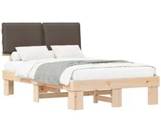 Lova Lovo rėmas su apmuštu galvūgaliu Taupe 120 x 200 cm