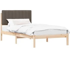 Lova Lovo rėmas su apmuštu galvūgaliu Taupe 100 x 200 cm