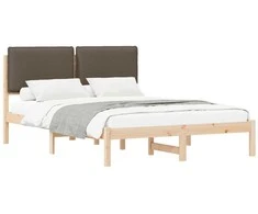 Lova Lovo rėmas su apmuštu galvūgaliu Taupe 120 x 190 cm