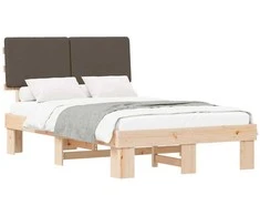 Lova Lovo rėmas su apmuštu galvūgaliu Taupe 120 x 200 cm