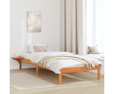 Lova Lovos rėmas Vaško ruda 90 x 190 cm Kietos pušies mediena