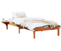 Lova Lovos rėmas Vaško ruda 90 x 200 cm Kietos pušies mediena