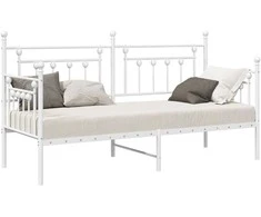 Lova Dienos lovos rėmas Balta 75 x 190 cm Plienas