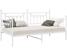 Lova Dienos lovos rėmas Balta 100 x 190 cm Plienas