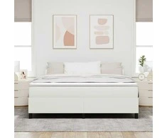 Lova Platforminės lovos rėmas Kreminė 180 x 200 cm
