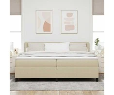 Kiemas lova su galvūgalio Šviesiai pilka ir balta. 200 x 200 cm