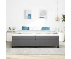 Lova Platforminės lovos rėmas Šviesiai pilka 200 x 200 cm