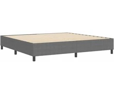 Lova Platforminės lovos rėmas Šviesiai pilka 200 x 200 cm