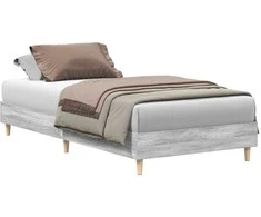 Lova Lovos rėmas Pilkas Sonoma 203 x 93 x 25 cm Apdirbta mediena
