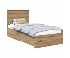 Lova Lovos rėmas Amatininkų ąžuolas 100 x 200 cm Apdirbta mediena