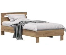 Lova Lovos rėmas Amatininkų ąžuolas 75 x 190 cm Apdirbta mediena