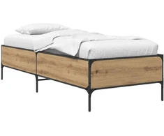 Lova Lovos rėmas Artisano ąžuolo 80 x 200 cm Apdirbta mediena