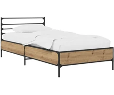 Lova Lovos rėmas Artisano ąžuolo 80 x 200 cm Apdirbta mediena