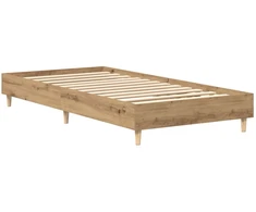 Lova Lovos rėmas Artisano ąžuolo 80 x 200 cm Apdirbta mediena