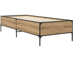 Lova Lovos rėmas Artisano ąžuolo 80 x 200 cm Apdirbta mediena