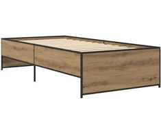 Lova Lovos rėmas Artisano ąžuolo 80 x 200 cm Apdirbta mediena