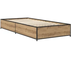 Lova Lovos rėmas Artisano ąžuolo 80 x 200 cm Apdirbta mediena