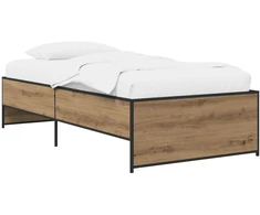 Lova Lovos rėmas Artisano ąžuolo 80 x 200 cm Apdirbta mediena