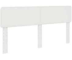Lova Lovos rėmas Balta 200 x 200 cm Kietos pušies mediena