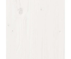 Lovos rėmas Balta ir šviesiai pilka 180 x 200 cm Pušies masyvas