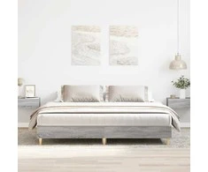 Lova Lovos rėmas be čiužinio, 160x200 cm, apdirbta mediena