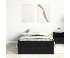 Lova Lovos rėmas be čiužinio, 75x190 cm, apdirbta mediena