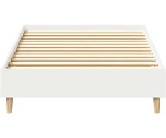 Lovos rėmas Be Čiužinio Baltas 100x200 cm Inžinierinė mediena