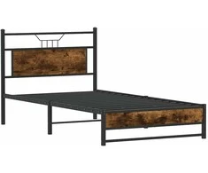 Lova Lovos rėmas be čiužinio, dūminio ąžuolo, 107x203 cm, mediena