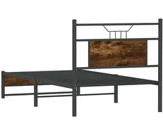 Lovos rėmas be čiužinio, dūminis, 80x200cm, apdirbta mediena
