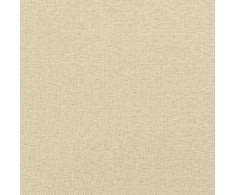 Lovos rėmas be čiužinio, Hanko, kreminės spalvos, 200x200cm, audinys
