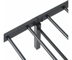 Lova Lovos rėmas be čiužinio Sulankstomas juodas 107x203 cm Plienas