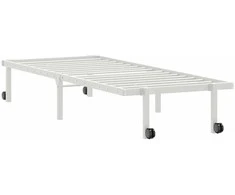 Lova Lovos rėmas be čiužinio Sulankstomas baltas 75x190 cm Plienas